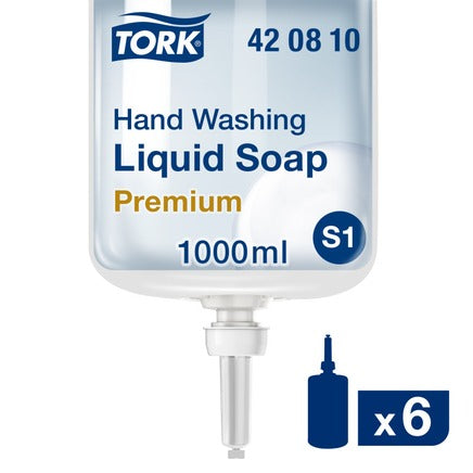 Tork Hand Washing Liquid Soap 1L (Case of 6)