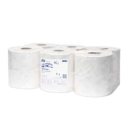 Tork Mini Jumbo Toilet Roll 170M White (Case of 12)