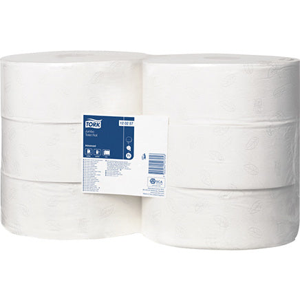 Tork Jumbo Toilet Tissue Roll White 360M (Case of 6)