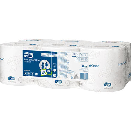 Tork SmartOne Toilet Tissue Roll White (Case of 6)