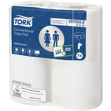 Tork Advanced Conventional Toilet Roll (Case of 36)