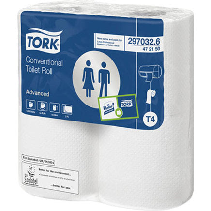 Tork Conventional Toilet Tissue Roll (Case of 36)