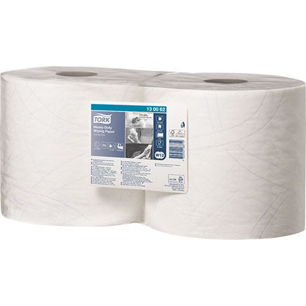 Tork Heavy Duty Wiping Paper 500 Sht White (CS 2)