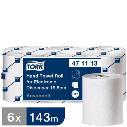 Tork Hand Towel Roll White 143M 2Ply (Case of 6)