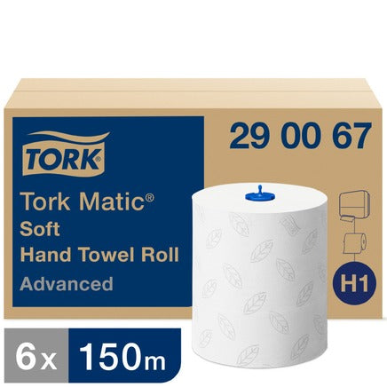 Tork Matic Soft Hand Towel Roll Advanced 150M (Case of 6)